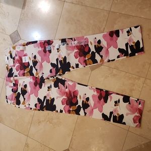 Old Navy Pixie High Rise Floral Pants